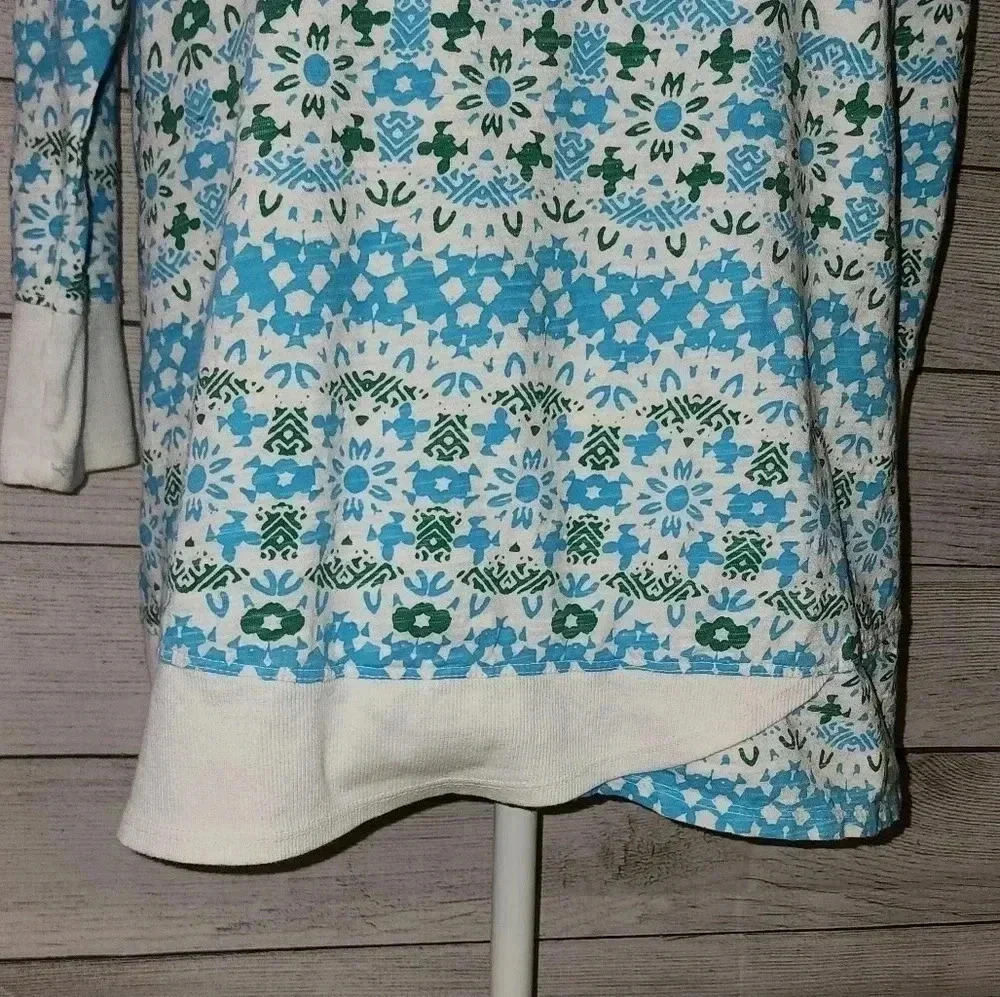 Fresh Produce 3/4 Sleeve Patterned Top Size Medium - Picture 2 of 8